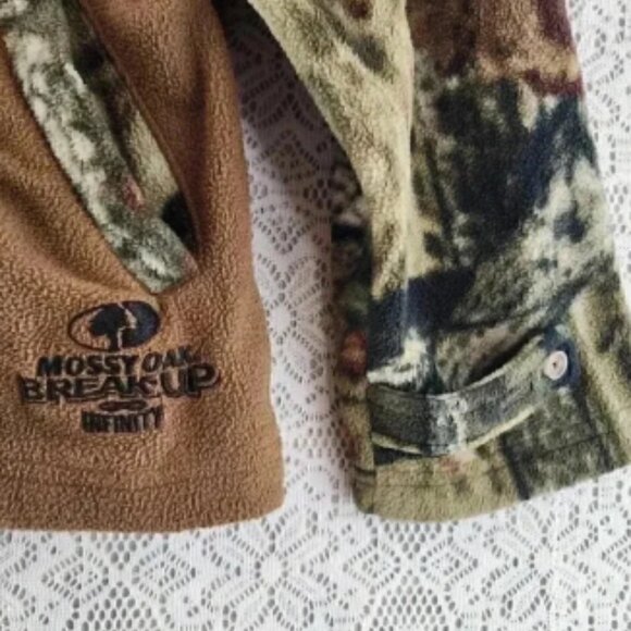 Break Up Infinity Mossy oak Camo Zip up Pullover Women's Sweatshirt XL - Picture 4 of 8